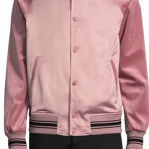 Andre Dre Johnson Black Ish Anthony Anderson Pink Varsity Jacket