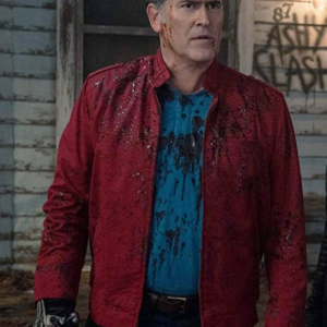 Ash Vs Evil Dead Bruce Campbell Red Jacket