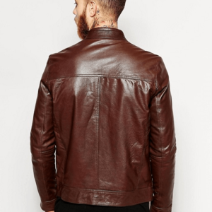 Asos Brown Leather Jacket