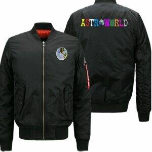 Astroworld Travis Scott Military Style Bomber Jacket