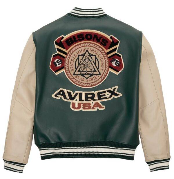Avirex Bisons Varsity Leather Jacket