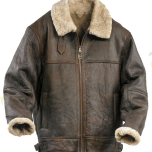 B3 Flight Aviator Brown Leather Jacket