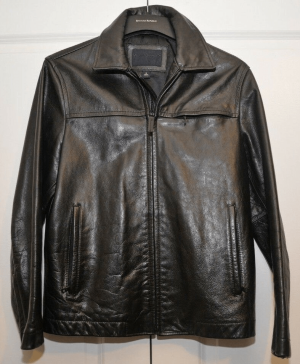 Banana Republic Black Leather Jacket