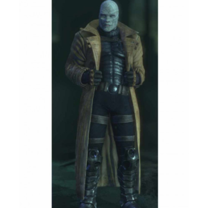 Batman Arkham City Hush Villian Trench Leather Coat