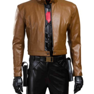 Batman Under the Red Hood Jason Todd Cropped Leather Jacket