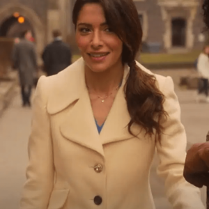 Billies Connelly Sex life Sarah Shahi Mid-length Wool Coat