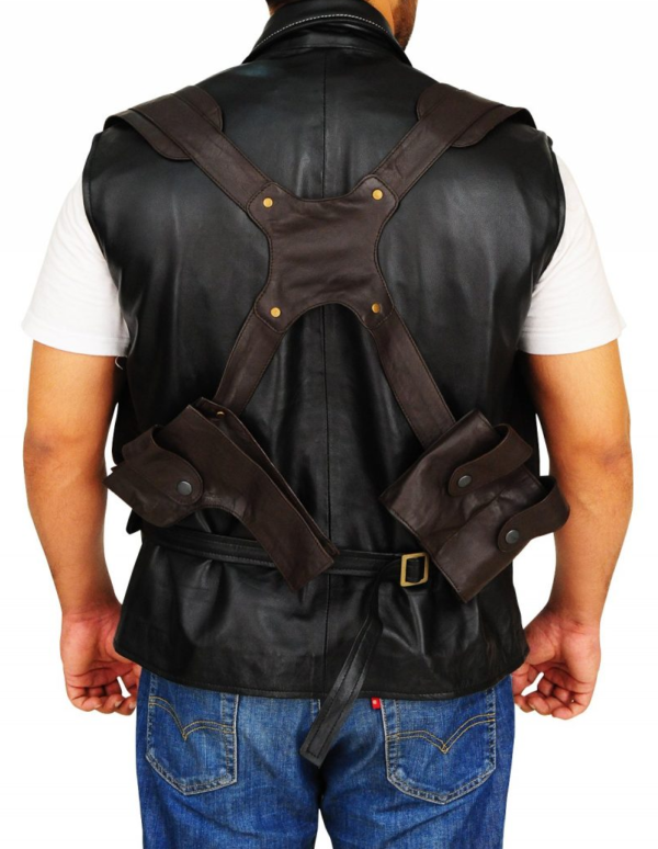 Bioshock Infinite Bookers Dewitt Leather Vest Back