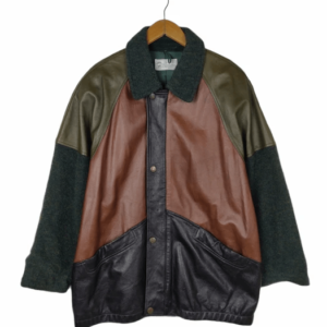 Bizzarro Italy Patchwork Leather Jacket