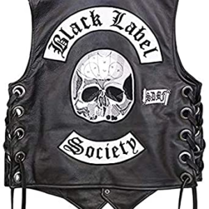 Black Label Society Leather Vest