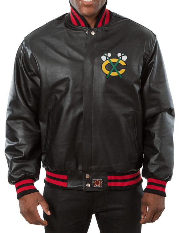 Blackhawks Leather Jacket