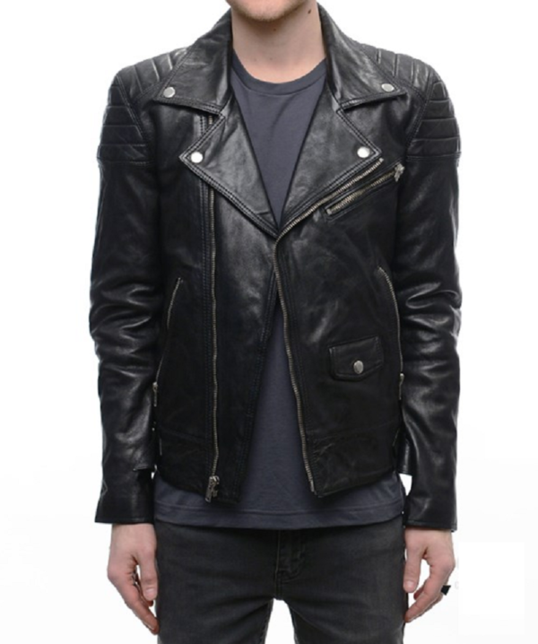 Blk Dnm Leather Jacket 31