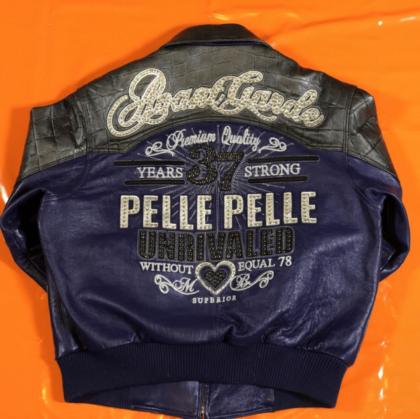 Blue Pelle Pelle Leathers Jacket 1