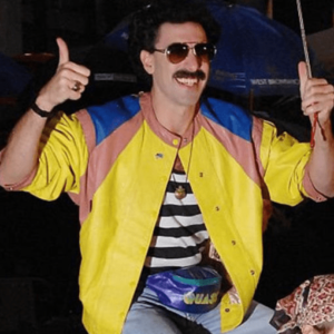 Borat Sachas Baron Cohen Leather Jacket