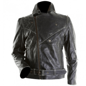 Brando Motorycle Black Leather Jacket