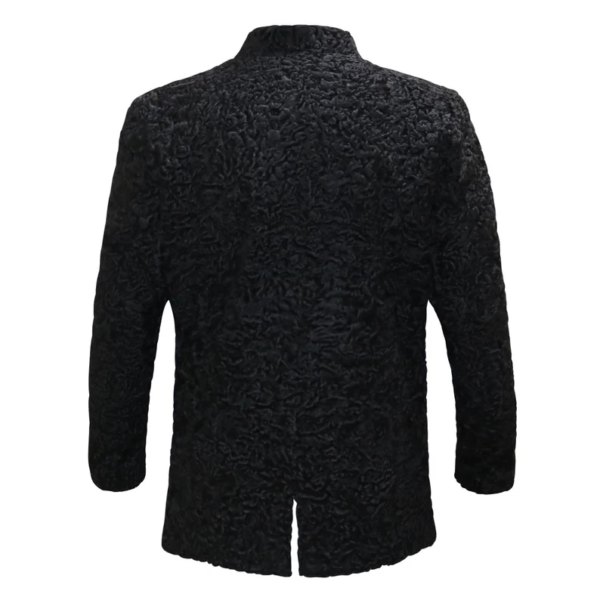 Braodtail Black Lambs Fur Coat