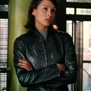 Bridget Moynahan I Robot Leather Jacket