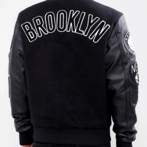 Brooklyn Nets Leather Jacket