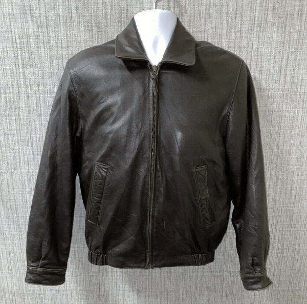 Brooks Brothers Mens Leather Jacket