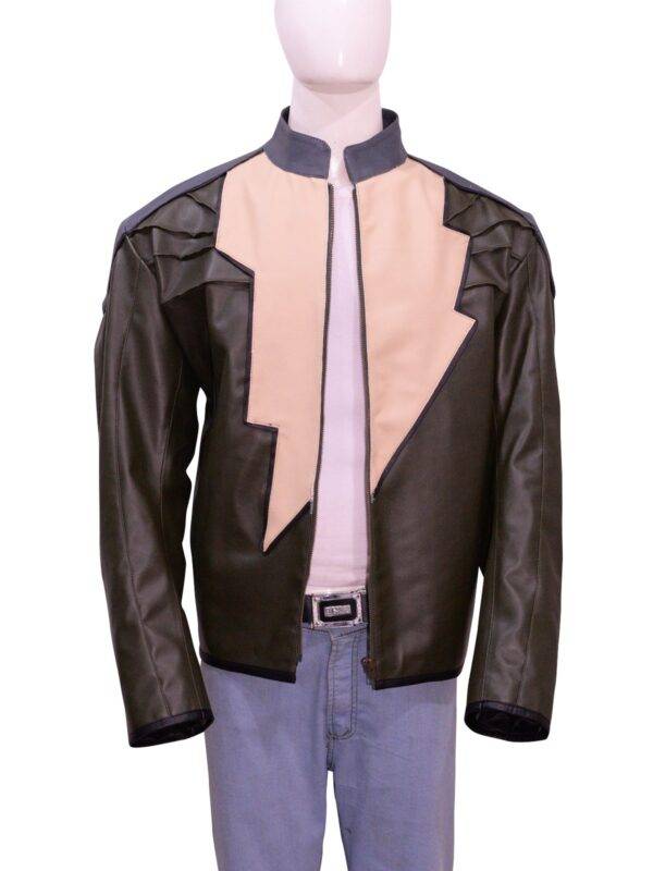 Brown Adam Injustice Genuine Leather Jacket
