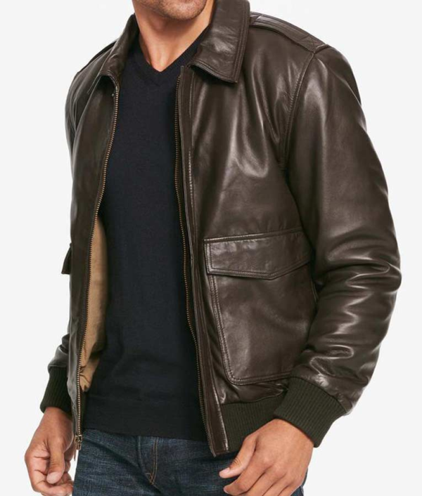 Browns Bomber Leather Jacket
