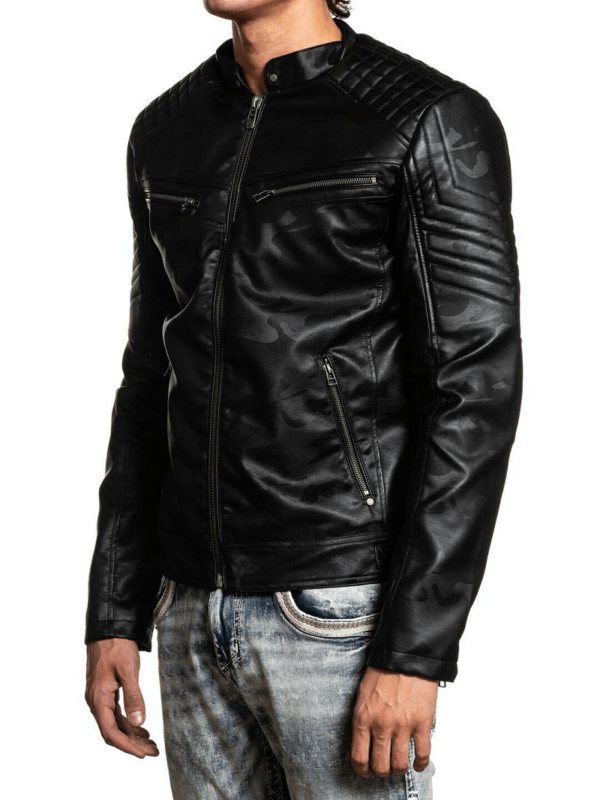Buckles Affliction Leather Jacket