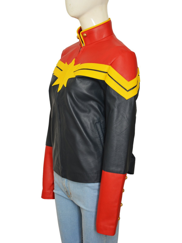 Captain Marvel Leathers Jackets