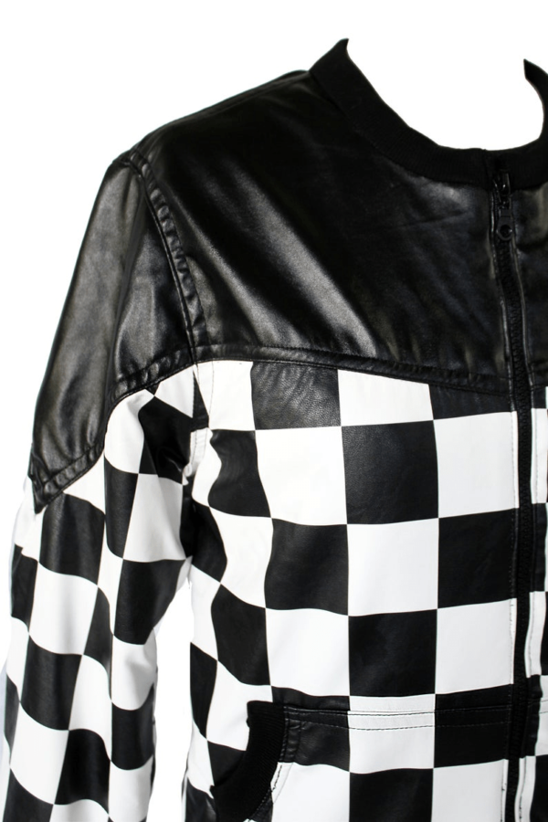 Checkered Leather Jackets