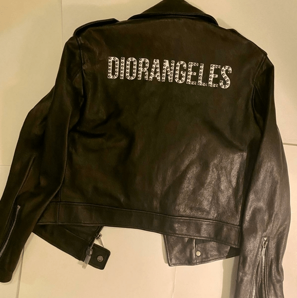 Dior angeles leather on sale jacket