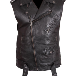 Classic Motorcycle Leather Vest