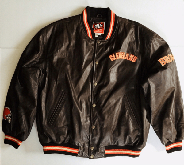 Cleveland Browns Leather Jacket - Right Jackets