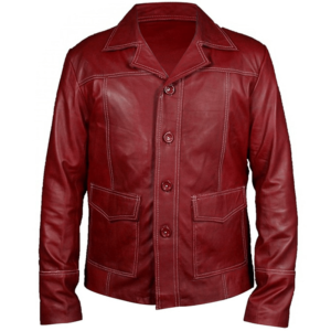 Club Red Leather Jacket