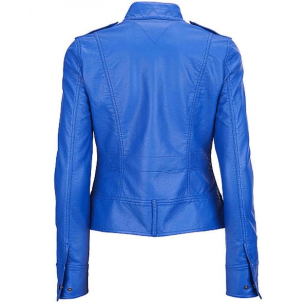 Cobalt Blue Leather Jackets