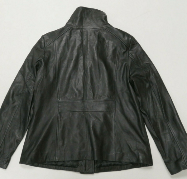 Cole Haan Black Leather Jackets