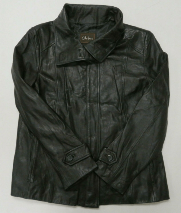Cole Haans Black Leather Jacket