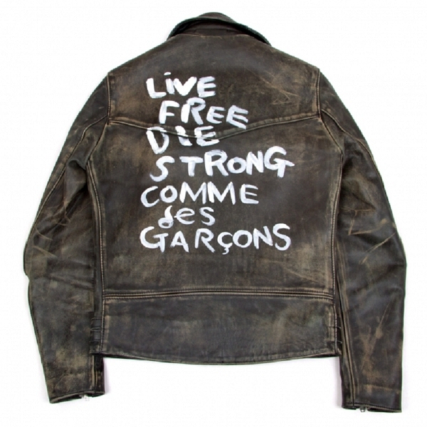Comme De Garcon Leather Jacket 1