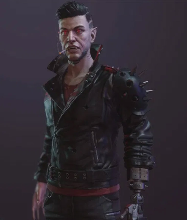 Cyberpunk 2077 Dracula Leather Jacket