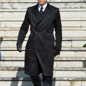 James Bond Spectre Daniel Craig Wool Trench Coat