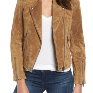 Deads To Me Linda Cardellini Suede Leather Jacket