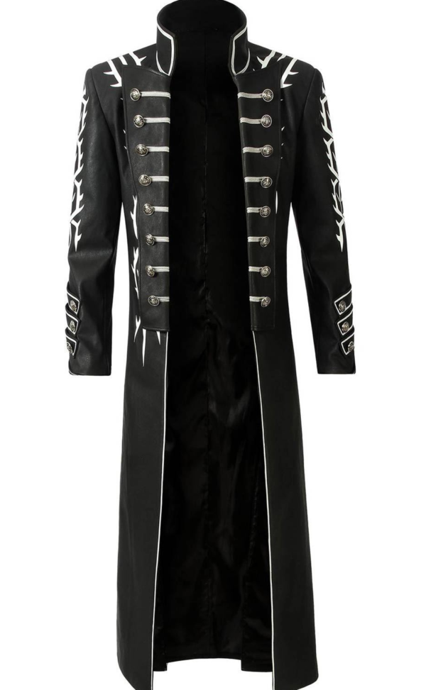 Devil May Cry Vergil Faux Leather Trench Coat