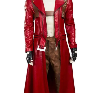 Devil May Cry3 Red Leather Coat
