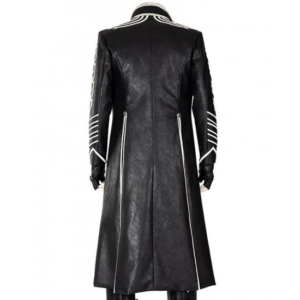 Devils May Cry Vergil Leather Trench Coat