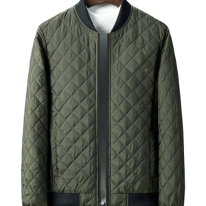 Diamond Quilted Lightweight MA-1 Bomber Jacket