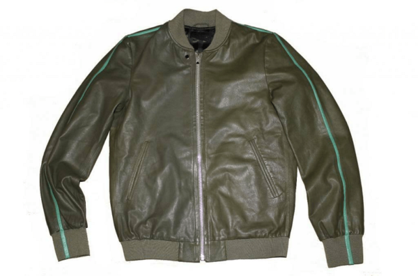 Diesel Green Leather Jackets