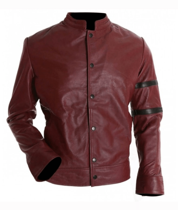 Diesel Red Leather Jacket