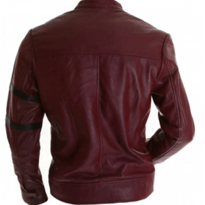 Diesel Red Leather Jackets