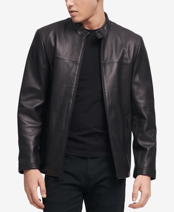 Dkny Black Leather Jacket