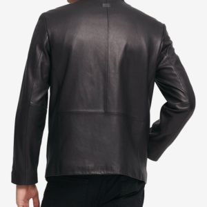 Dkny Leather Jacket Mens