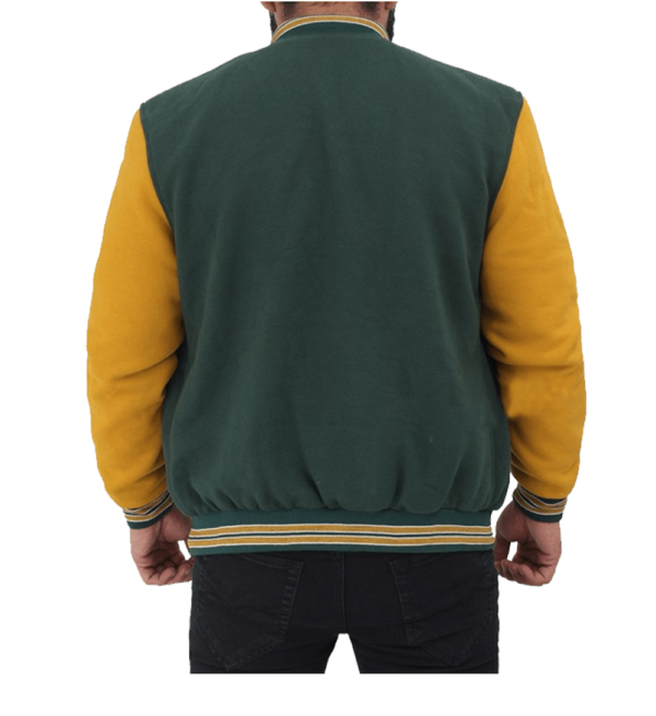 Duane Green Ands Yellow Varsity Wool Jacket
