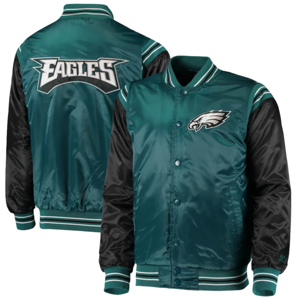 Eagles Enforcer Midnight Philadelphia Varsity Jacket