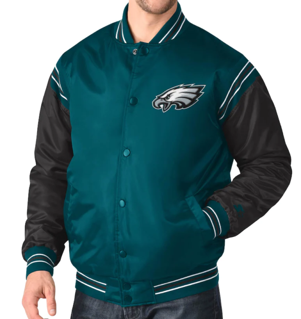 Eagles Enforcers Midnight Philadelphia Varsity Jacket
